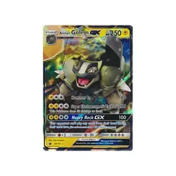 Golem GX - SM Crimson Invasion 34/111 - Half-Art Rare Pokemon Card - Image 1