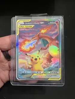 🔥🌈Charizard Pikachu Fan Art Card Collectible/Gift/Display🌈🔥 - Image 1