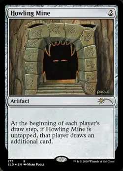 Howling Mine -Foil Near Mint MTG Secret Lair - Image 1