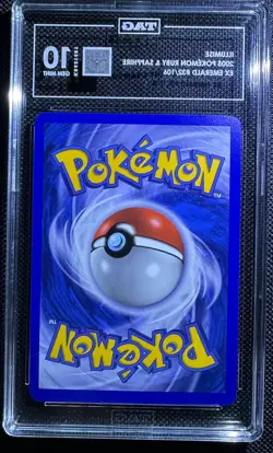 TAG 10 GEM MINT Pokemon Illumise 32/106 EX Emerald 2005 Card - Image 2