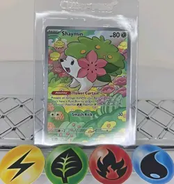 Pokemon TCG Shaymin Card 185/182 Destined Rivals 2025 NM - Image 1