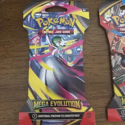 Pokemon TCG (4) Mega Evolutions Sleeved Booster Packs - Lot Of 4 New Cards - Image 2