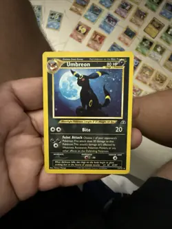 Pokemon TCG Umbreon Neo Discovery Holo Rare Card 13/75 - Image 1