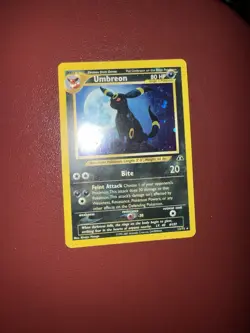 Pokemon TCG Umbreon Neo Discovery Holo Rare Card 13/75 - Image 2