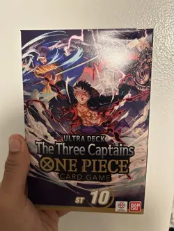 Ultra Deck The Three Captains One Piece Card Game ST10 Sealed - Image 1