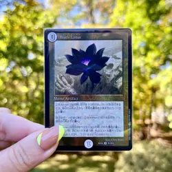 Black Lotus EX18 S1/S15 Duel Masters MTG Parallel Collaboration Foil SR Japanese - Image 1