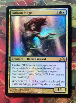 MTG Fathom Mage Gatecrash 162/249 Foil Rare NM Green Blue - Image 1