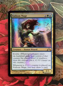 MTG Fathom Mage Gatecrash 162/249 Foil Rare NM Green Blue - Image 2