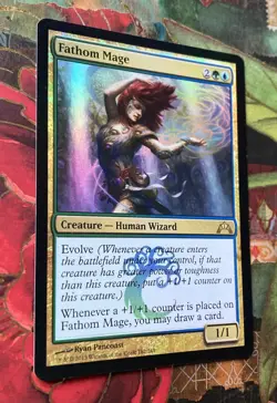 MTG Fathom Mage Gatecrash 162/249 Foil Rare NM Green Blue - Image 4
