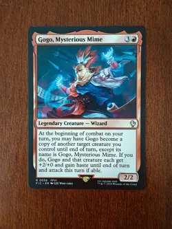 x1 Gogo, Mysterious Mime R MTG Commander: Final Fantasy NM, English - Image 1