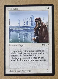 MTG Abu Ja'far Arabian Nights Magic The Gathering Unplayed - Image 1