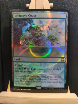 Yavimaya Coast - Ripple Foil - MH3 Commander - NM (see pics) MTG - Image 1