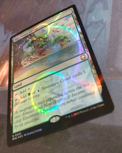 Yavimaya Coast - Ripple Foil - MH3 Commander - NM (see pics) MTG - Image 3