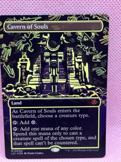 MTG Cavern of Souls (410b) (Borderless) The Lost Caverns of Ixalan - Image 3