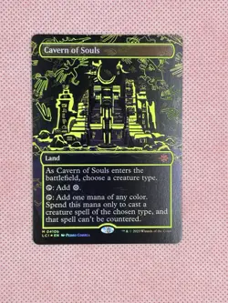 MTG Cavern of Souls (410b) (Borderless) The Lost Caverns of Ixalan - Image 4