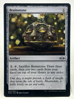 Brainstone NM/M* Modern Horizons 2 ENGLISH 223/303 mtg -UnltdCards - Image 1
