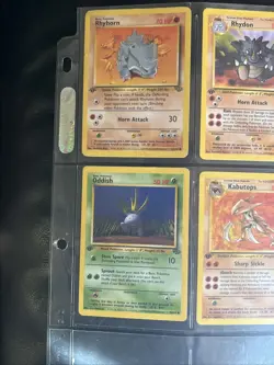 Pokemon First Edition Fossil And Jungle Card Lot - 6 Cards - Image 2