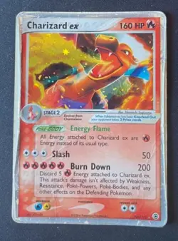 Pokemon Charizard ex 105/112 Firered & Leafgreen Holo ENG Poor - Image 1