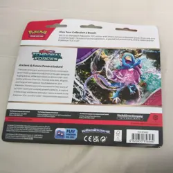 SEALED POKEMON SV5 TEMPORAL FORCES 3PK BLISTER - Image 2