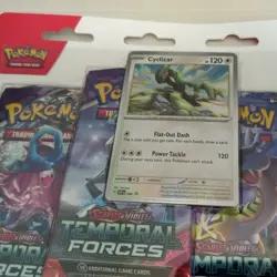 SEALED POKEMON SV5 TEMPORAL FORCES 3PK BLISTER - Image 5