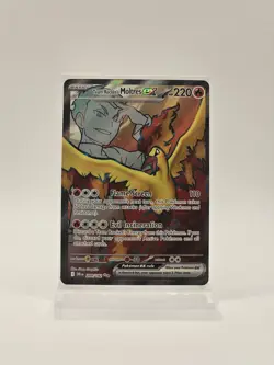 Pokemon Cards Rocket’s Moltres ex 208/182 Secret Rare Destined Rivals - (NM) - Image 1