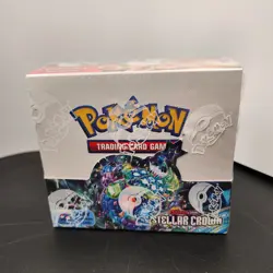 Sealed Pokemon TCG Scarlet & Violet Steller Crown SV07 Booster Box - Image 1
