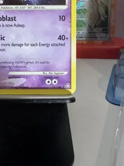 Pokemon Mewtwo LV. 42 11/146 Holo Rare w/ SWIRL Diamond & Pearl Legends Awakened - Image 4