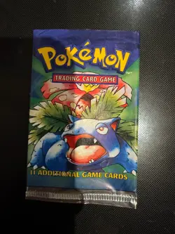 Pokemon 1999 Base Set Foil Booster Packs EMPTY Venusaur Blastoise Charizard art - Image 2