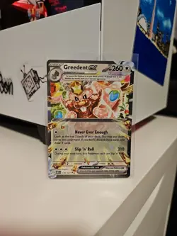 Greedent EX 179/197 - Pokemon Obsidian Flames Double Rare Holo NM - Image 1