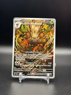 Shiftry 163/162 2024 Pokemon Temporal Forces Illustration Rare NM - Image 1