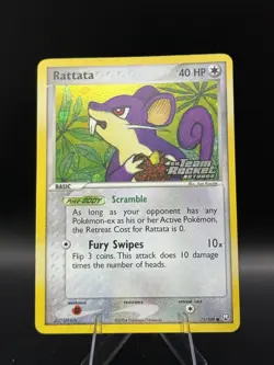 Rattata - 71/109 - Pokemon Ex Team Rocket Returns Reverse Holo Rare NM - Image 1