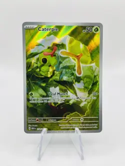 Pokemon TCG Caterpie 151 Scarlet and Violet Illustration Rare 172/165 - Image 1