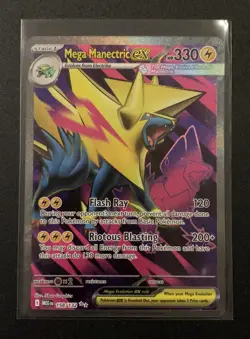 Mega Manectric EX 158/132 - Ultra Rare - Mega Evolution Base Set - Pokemon TCG - Image 1
