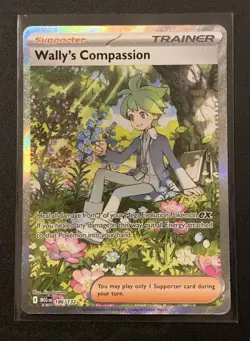 Wally's Compassion 186/132 - SIR - Mega Evolution Base Set - Pokemon TCG - Image 1