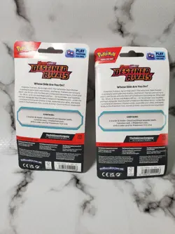 Pokemon Destined Rivals Blister Pack Zarude Eevee Cosmos Holo Promo Lot Of 2 - Image 3