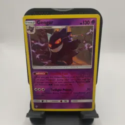 Pokemon TCG Gengar 70/214 Rare Reverse Holo Sun & Moon Unbroken Bonds - Image 1