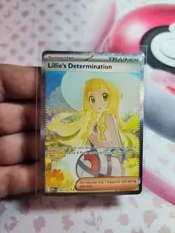 Pokemon Full Art Lillie’s Determination Special Illustration Rare 184/132 SAR - Image 2