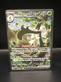 Pokemon Meowscarada ex 256/193 Sv02: Paldea Evolved Holo TCG SIR - Image 2
