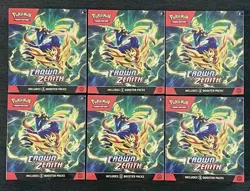 Pokemon TCG Crown Zenith Booster Bundle - 6 Pack - Image 1