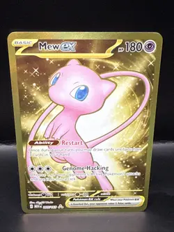 Pokemon TCG Gold Mew ex Scarlet & Violet-151 205/165 Holo Hyper Rare - Image 2
