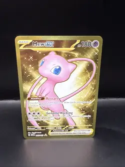 Pokemon TCG Gold Mew ex Scarlet & Violet-151 205/165 Holo Hyper Rare - Image 4