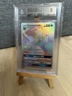 Charizard GX 150/147 Burning Shadows Rainbow Ultra Rare Pokemon - Image 1