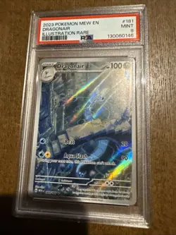 2023 Pokemon Dragonair Illustration Rare Scarlet & Violet 181/165 PSA 9 - Image 1