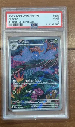 Gloom 198/197 Obsidian Flames Illustration Rare Holo 🔥 Pokemon - Image 1