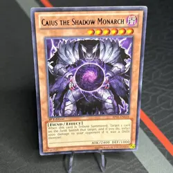 Caius the Shadow Monarch BP01-EN018 Battle Pack: Epic Dawn 1st Edition - Image 1
