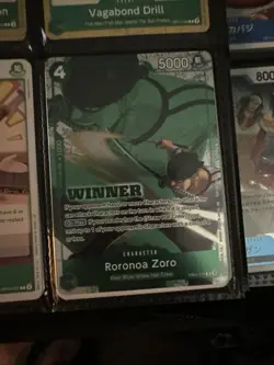One Piece Card Game TCG Roronoa Zoro EB02-019 Winner Pack 2025 Vol. 3 - Image 1