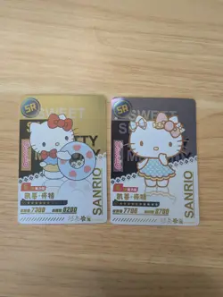 Hello Kitty Swim Pool Ring Card Holo Super Rare Card Sanrio DZ-SR-039 - Image 1