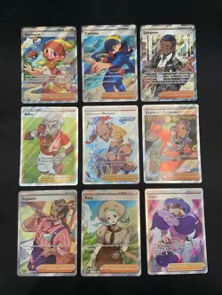 Full Art Trainer Card Pokemon TCG Lot - S&V + SW&SH LP/NM - Image 1