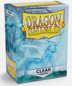 Dragon Shield Matte Clear Standard Size Card Sleeves Display Case 10 Boxes, 100 7426844785522 - Image 2