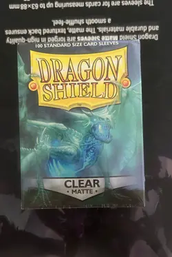 Dragon Shield Matte Clear Standard Size Card Sleeves Display Case 10 Boxes, 100 7426844785522 - Image 4